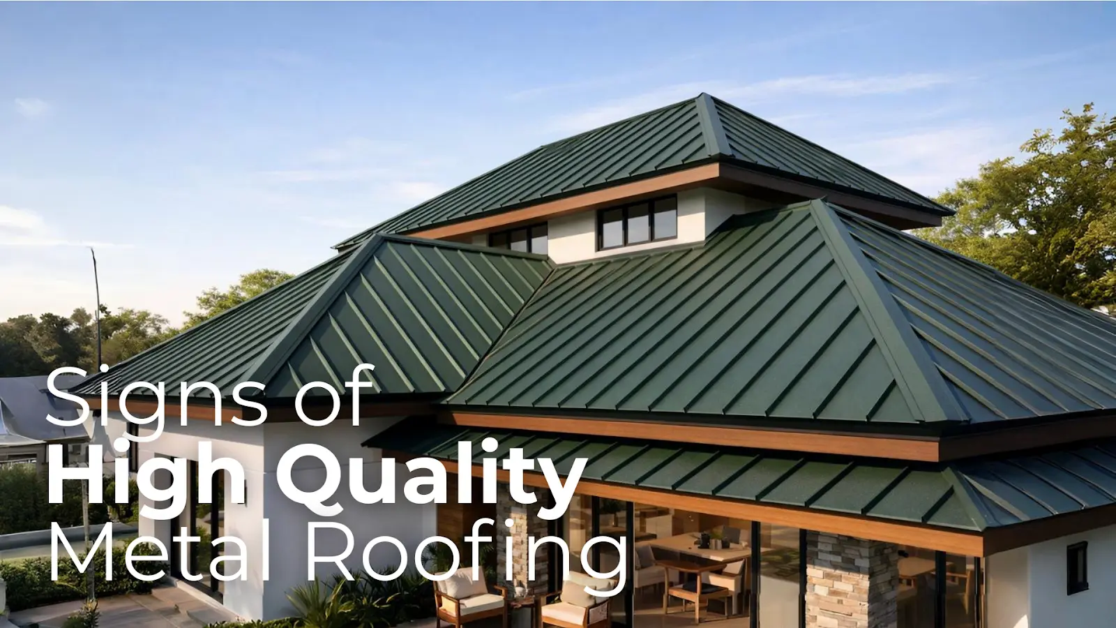 Signs of a High-Quality Metal Roofing Sheet