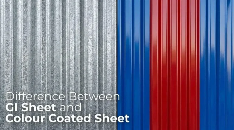 Difference Between GI Sheet and Colour Coated Sheet