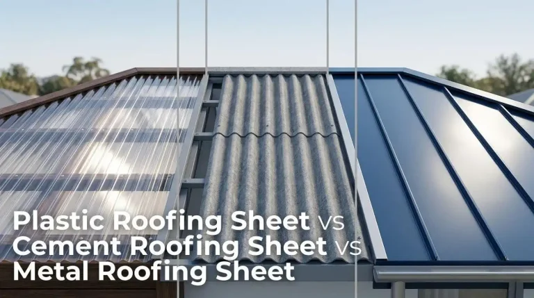 Plastic Roofing Sheet vs Cement Roofing Sheet vs Metal Roofing Sheet