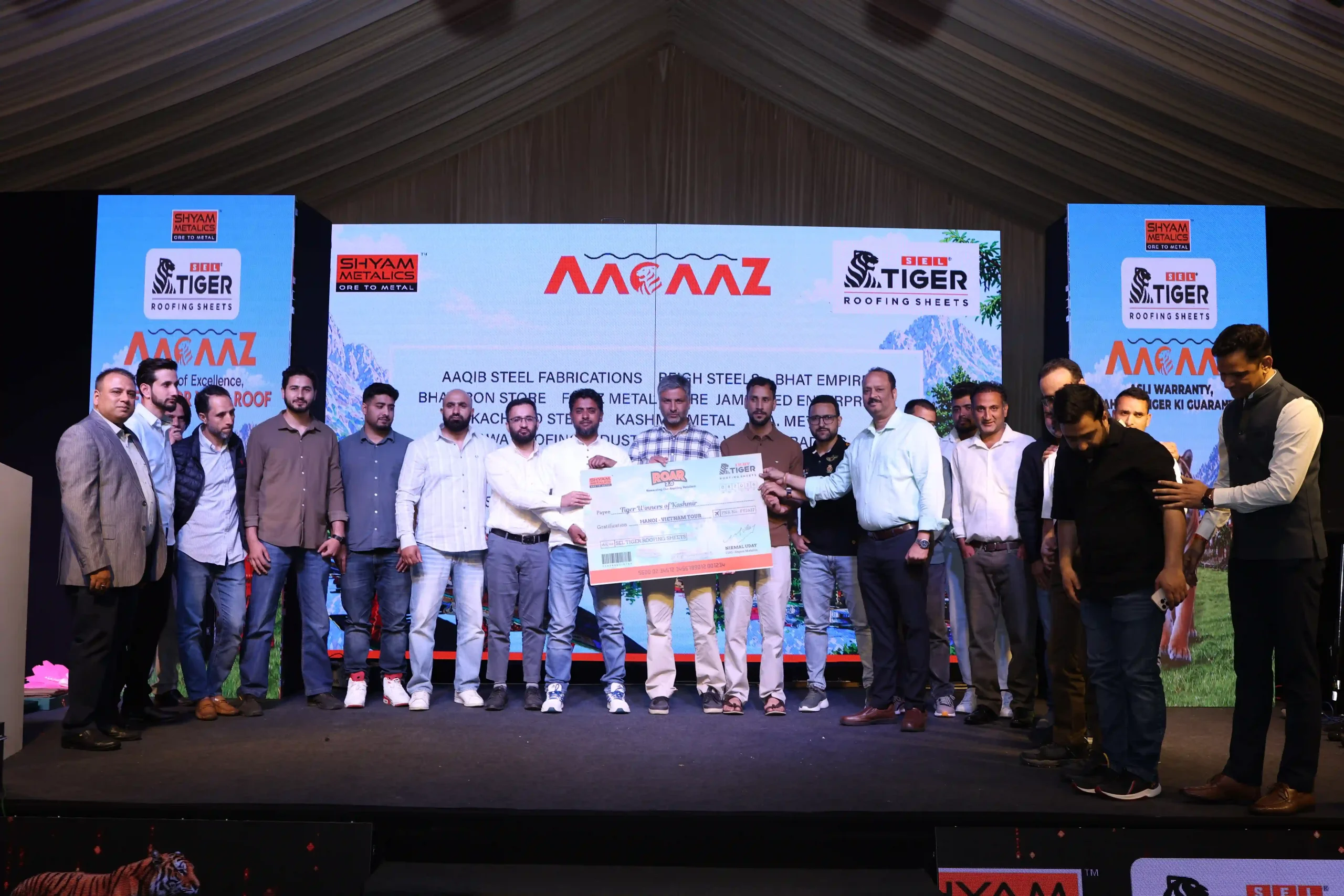 aagaaz event of sel tiger in Kashmir
