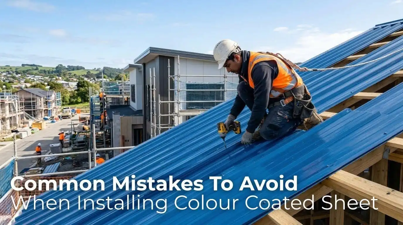 Common Mistakes To Avoid When Installing Colour Coated Sheet