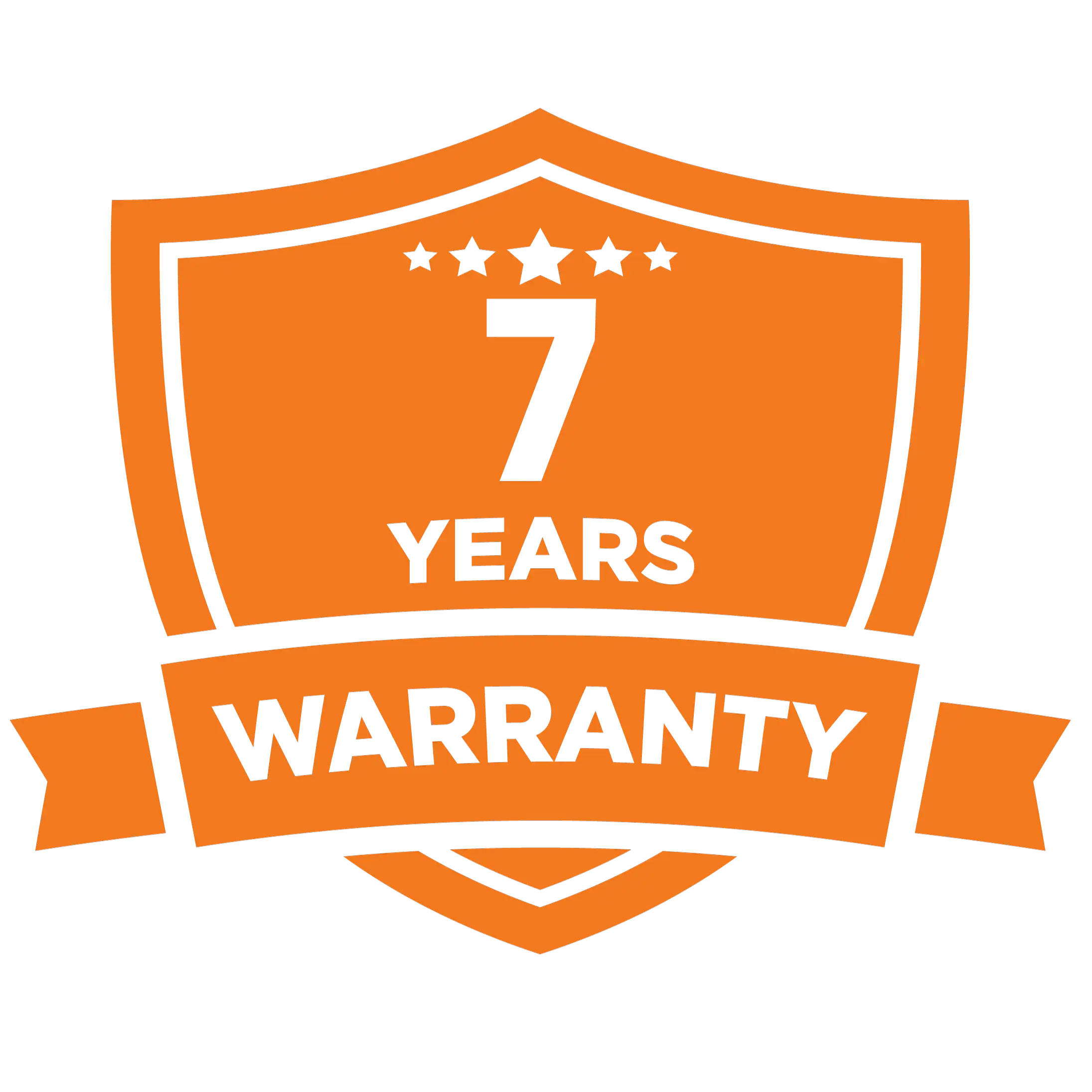  7 Years Warranty Icon